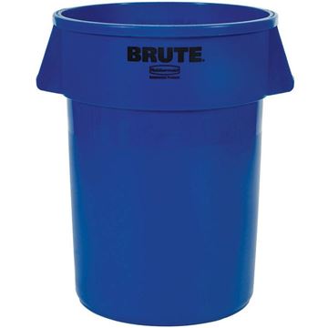 1779699-Rubbermaid Brute Trash recptacle 10 gal blue