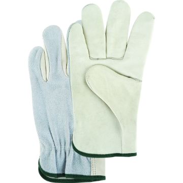 Zenith Safety Products - SAJ651 Gants pour conducteurs à paume en cuir fleur avec endos fendu Zenith Safety Products - SAJ651 Gants pour conducteurs à paume en cuir fleur avec endos fendu