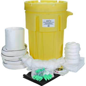 Zenith Safety Products - SAK245 Trousses industrielles de déversement mobile, 95 gallons - Huile seulement Zenith Safety Products - SAK245 Trousses industrielles de déversement mobile, 95 gallons - Huile seulement