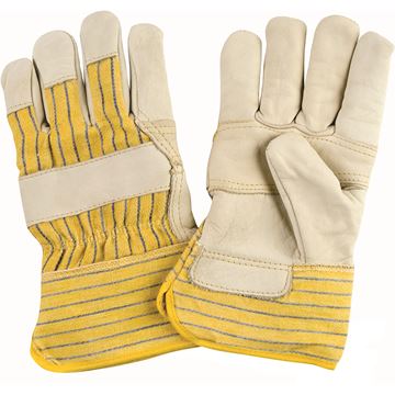 Zenith Safety Products - SAM023 Gants d'ajusteur en cuir fleur de vache doublés de coton molletonné a/paume renforcée