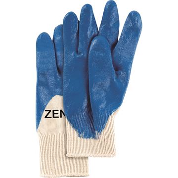 Zenith Safety Products - SAM646 Gants enduits au 3/4 de nitrile de poids moyen