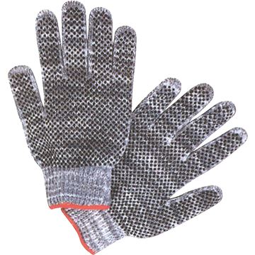 Zenith Safety Products - SAM662 Gants en poly/coton à pois multicolore