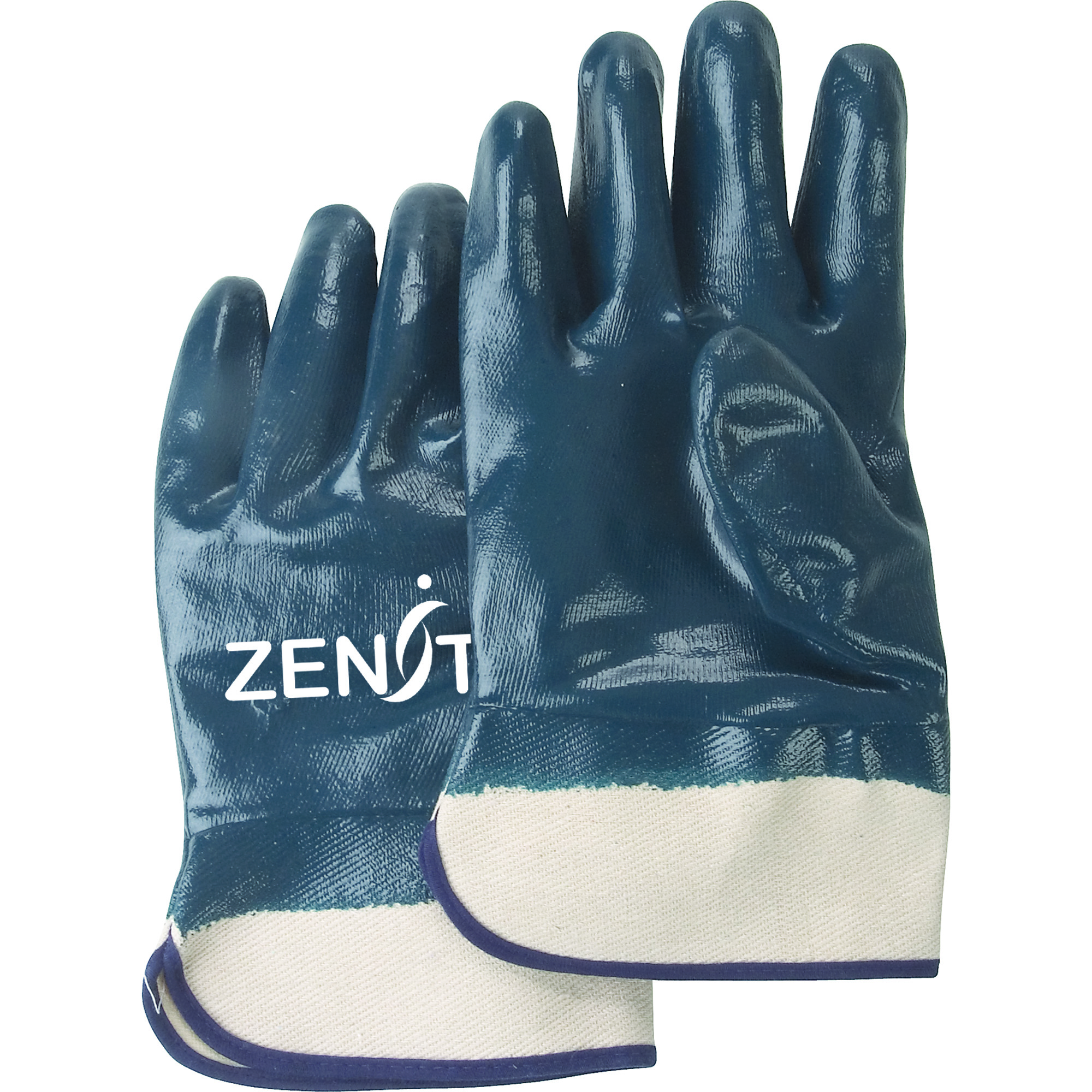 Safety Zenith SAN445 Heavyweight Nitrile Coated Safety Cuff Gloves MDI