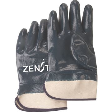 Zenith Safety Products - SAN446 Gants enduits de nitrile lourd, poignet de sécurité