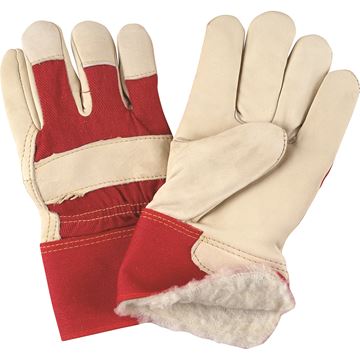 Zenith Safety Products - SAO053 Gants d'ajusteur en cuir fleur de vache doublés de boa/acrylique