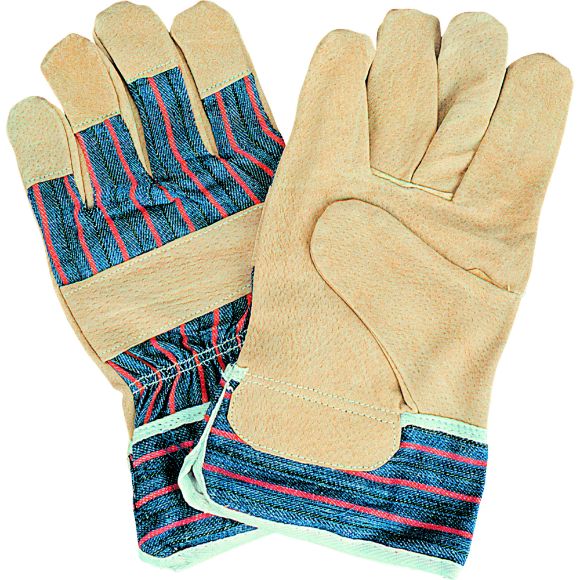 Zenith Safety Products - SAO156 Gants d'ajusteur en cuir de porc refendu
