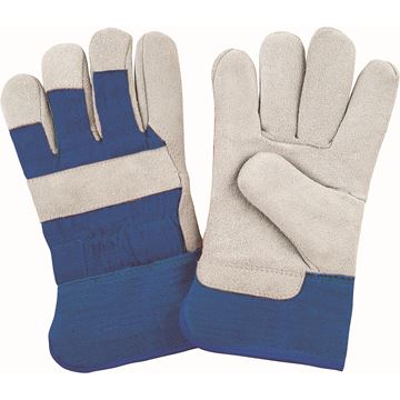 Zenith Safety Products - SAP242 Gants d'ajusteur en cuir de vache refendu doublés de mousse molletonnée