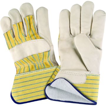 Zenith Safety Products - SAP245 Gants d'ajusteur en cuir fleur de vache doublés de coton molletonné Zenith Safety Products - SAP245 Gants d'ajusteur en cuir fleur de vache doublés de coton molletonné