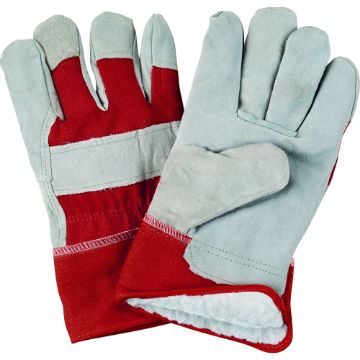 Zenith Safety Products - SAP247 Gants d'ajusteur en cuir de vache refendu doublés de boa/acrylique Zenith Safety Products - SAP247 Gants d'ajusteur en cuir de vache refendu doublés de boa/acrylique