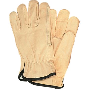 Zenith Safety Products - SAP250 Gants de conducteur en cuir fleur de vache doublés de coton molletonné