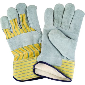 Zenith Safety Products - SAP299 Gants d'ajusteur en cuir de vache refendu doublés de coton molletonné Zenith Safety Products - SAP299 Gants d'ajusteur en cuir de vache refendu doublés de coton molletonné