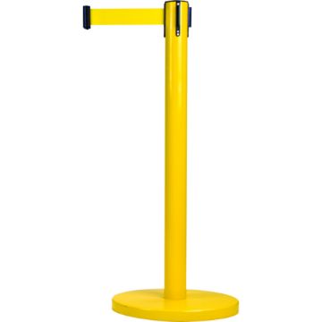 Zenith Safety Products - SAS228 Poteaux pour le contrôle des foules - poteau jaune avec cassette Zenith Safety Products - SAS228 Poteaux pour le contrôle des foules - poteau jaune avec cassette