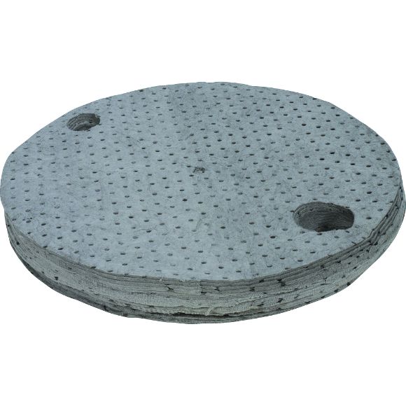 Zenith Safety Products - SEI053 Tampons absorbants pour couvercles de barils - Universel