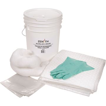 Zenith Safety Products - SEI161 Trousses de déversement, 5 gallons - Huile seulement