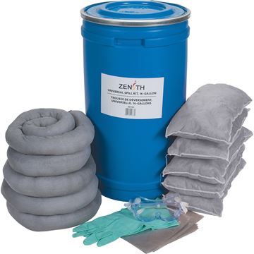 Zenith Safety Products - SEI162 Trousses de déversement, 16 gallons - Universel