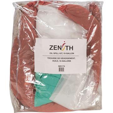 Zenith Safety Products - SEI174 Trousses écologiques de déversement pour camions, 10 gallons - Huile seulement
