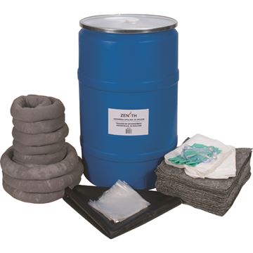 Zenith Safety Products - SEI181 Trousses écologiques de déversement, 55 gallons - Universel