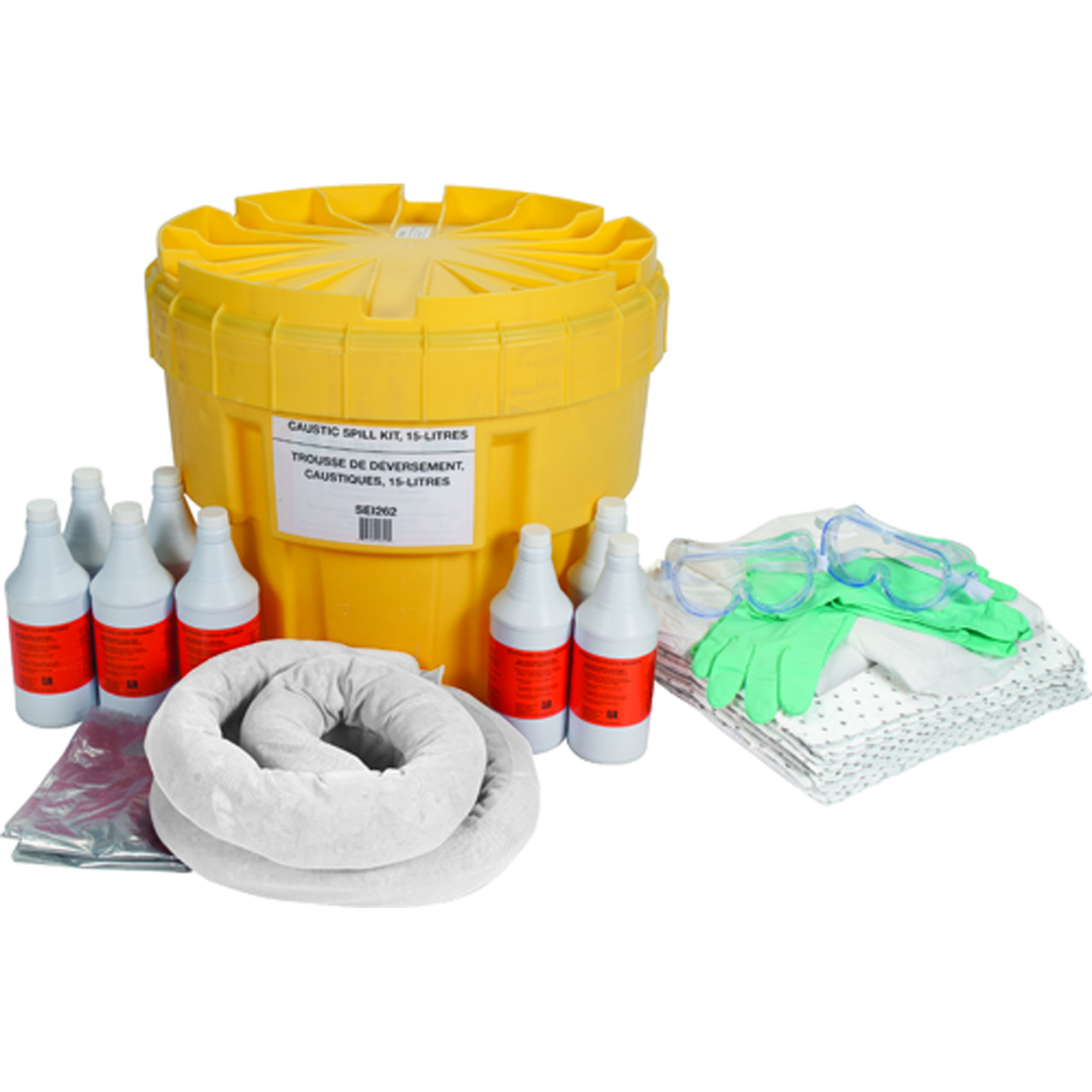 Safety Zenith SEI262 20Gallon Caustic Spill Kits MDI
