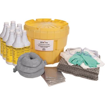 Zenith Safety Products - SEI263 Trousses de déversement pour acide, 20 gallons