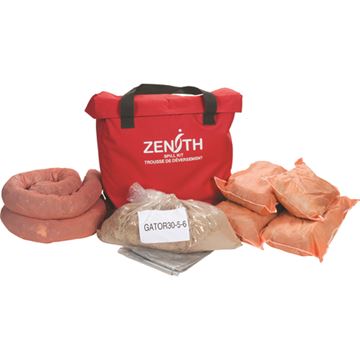 Zenith Safety Products - SEJ285 Trousses de déversement pour véhicule de service, 10 gallons - Matières dangereuses