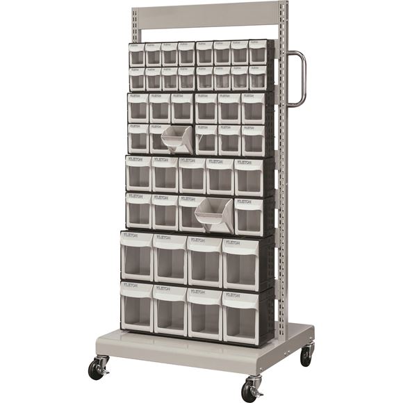 Mobile Tilt Bin Racks CF477 by Kleton MDI