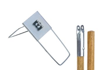 atlas graham 12618 Cadre pliant Break-Away 5" x 18" pour vadrouille à épousseter avec manche en bois 60" atlas graham 12618 ATL-12618