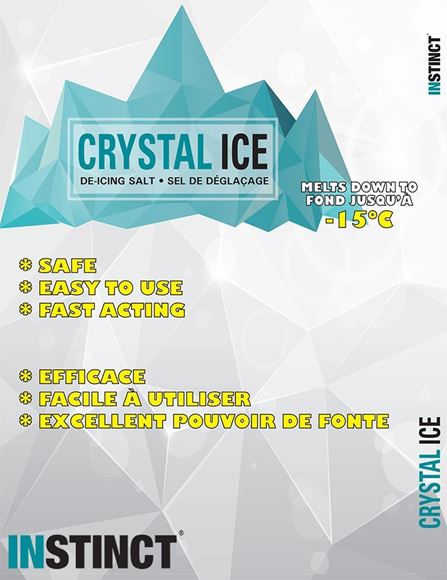 Sel de déglaçage Crystal Ice par Instinct