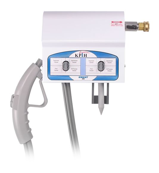 Picture of Eight mix ratio proportioning system by Knight LLC. 