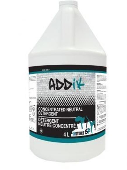 Bouteille de 4L du nettoyant neutre pour planchers Addik