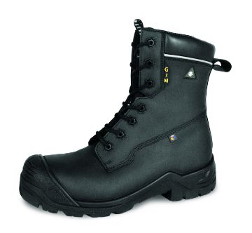 Image de Acton Canada G2M A9058-11 Bottes de travail de 8" en cuir noir Acton Canada G2M A9058-11