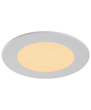 Encastré DEL rond de 4" mince Dim-To-Warm