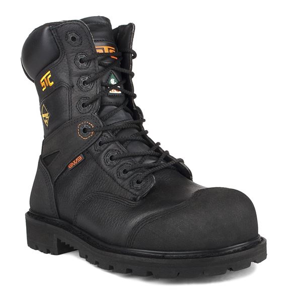 STC Duncan II S21999-11 Bottes de travail CSA en cuir noir