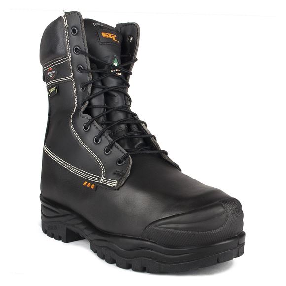 STC Kimberlite S22274-11 Bottes de sécurité avec protection métatarsienne interne en cuir noir