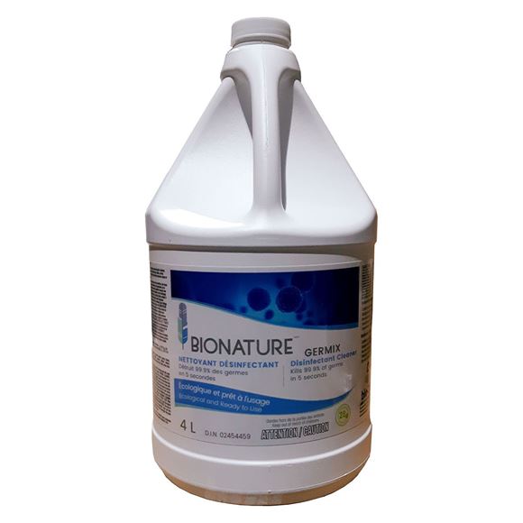 Bouteille de nettoyant désinfectant Germix de 4L