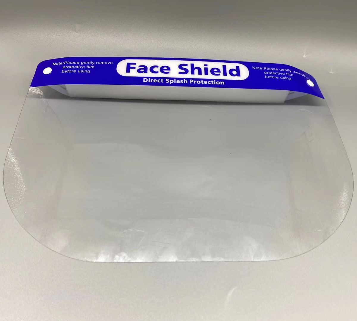 Clear face shield with comfort sponge - MDI