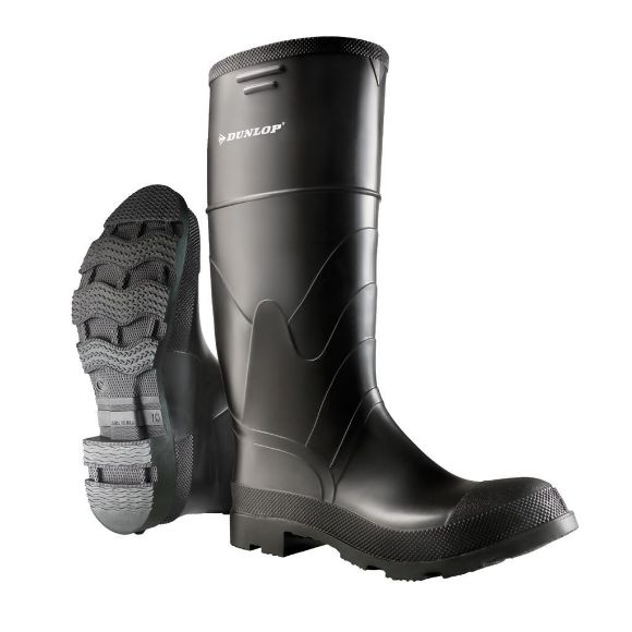 Picture of Economy Steel Toe & Midsole, Waterproof PVC Work Boots, Black