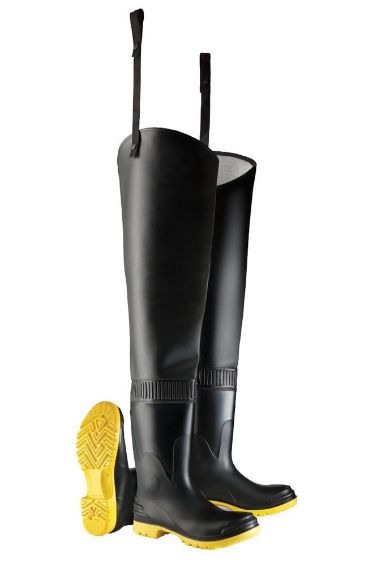Picture of Thigh Wader Steel Toe & Midsole, 29’’ Waders Work Boots (Black)