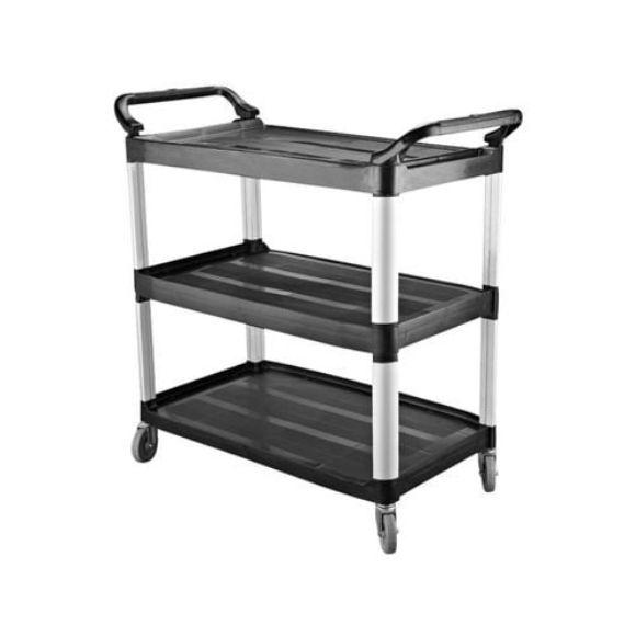 Image sur Chariot utilitaire, 3 tiers, 17" x 36" x 35", Capacité 250 lb