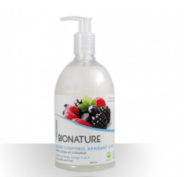 Agrandir l'image de Savon corporel apaisant 3 en 1  Bionature Image de Savon corporel apaisant 3 en 1  Bionature