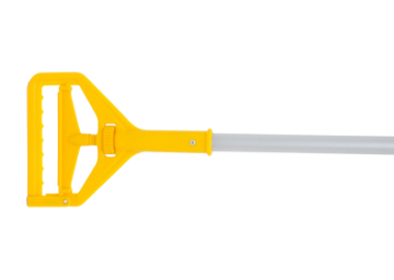 Show details for 54'' Aluminum Mop Handle with Open End Tip (Yellow) Picture of 54'' Aluminum Mop Handle with Open End Tip (Yellow)