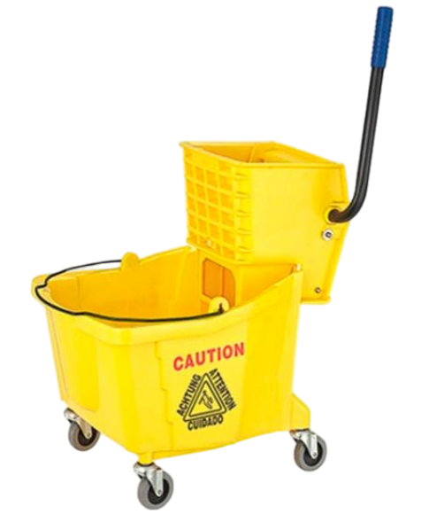 Picture of 32-Litre Mop Bucket and Wringer Set with Side Pressure