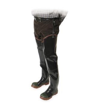 Agrandir l'image de Protecto hip,  Bottes de travail cuissardes imperméables  29’’ (Noir) Image de Protecto hip,  Bottes de travail cuissardes imperméables  29’’ (Noir)