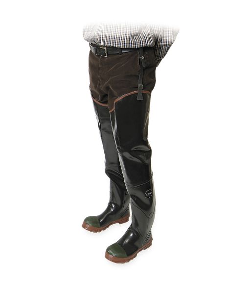 Image sur Protecto hip,  Bottes de travail cuissardes imperméables  29’’ (Noir)