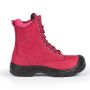 Picture of Women’s 8″ Steel toe work boot with zipper (Raspberry)