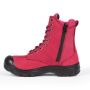 Picture of Women’s 8″ Steel toe work boot with zipper (Raspberry)