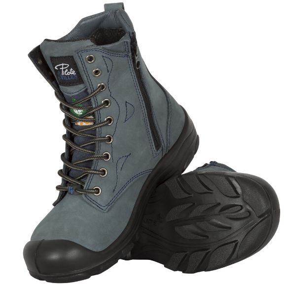 Picture of Women’s 8″ Steel toe work boot with zipper (Navy)