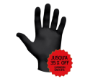 Image sur Gants Jetables en Nitrile Noir SHOWA 7700PFT